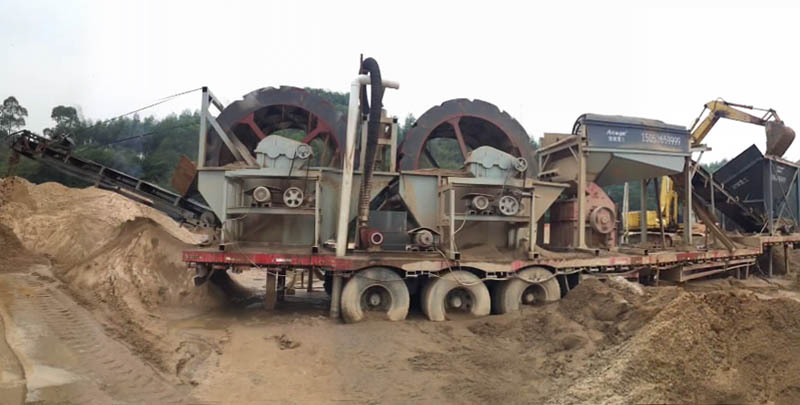 大型移動式洗沙機 大型移動式洗沙機