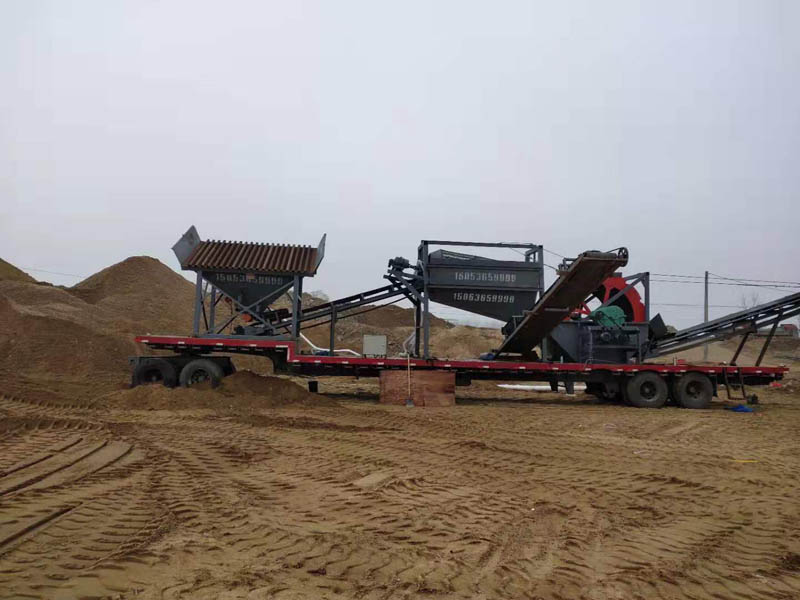 移動洗砂流水線 移動洗砂流水線